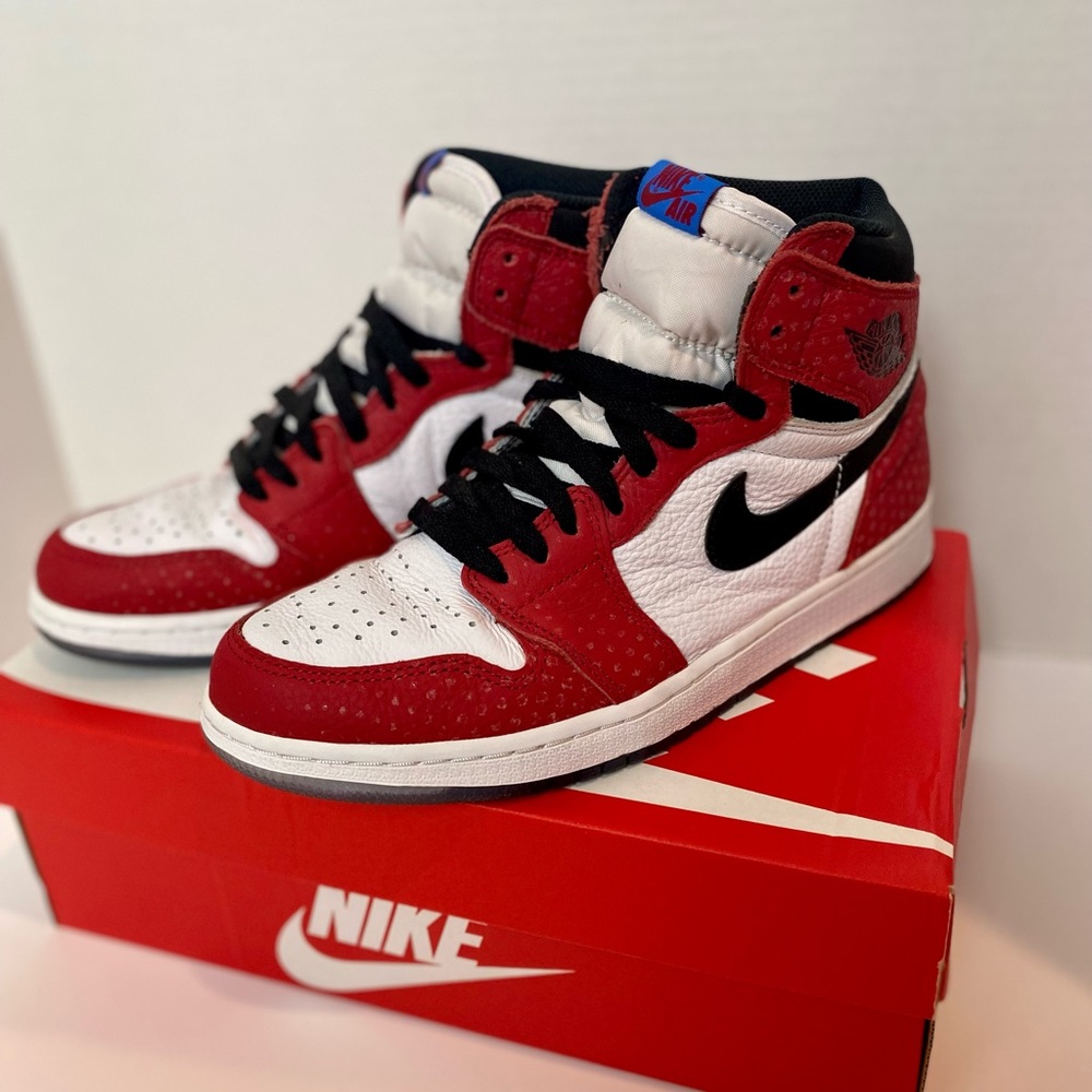 Jordan 1 Retro High ( Spider-Man Origin Story ) 8.5 Men’s